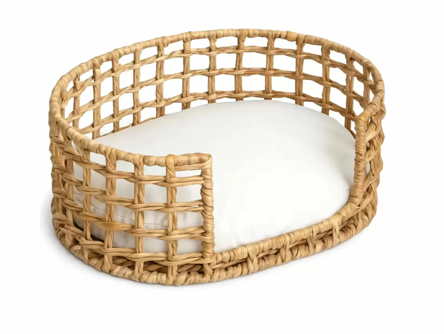 water hyacinth pet bed for dogs and cats (free cushion included) (sao chép) (sao chép) water hyacinth pet bed for dogs and cats (free cushion included) (sao chép) (sao chép)